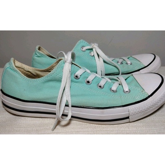 Converse Unisex CT All Star Teal Green Sneakers Size M 8 W 10 Low Top - Picture 1 of 13